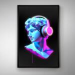 Schuller Valencia Tablou, Bust cu iluminat LED imprimat pe panza Busto 80x120cm (SV-601948)