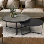 Schuller Valencia Set de 2 Masute de cafea design modern Naira (SV-719218) Masa de cafea