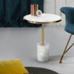 Schuller Valencia Masuta laterala design modern Dekala alb/auriu SV-258210 (SV-258210) Masa de cafea