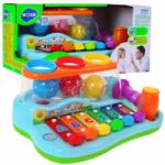 HOLA Cimbalom kalapáccsal, oktató labdák, átütő játék 6 hanggal gyerekeknek (856)