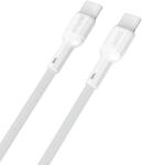 Dudao Cablu pentru incarcare si transfer de date Dudao L9C Max, USB-C/USB-C, 240W, 2m, Alb (6976625335015)