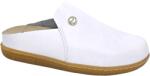 Dr. Feet Saboti piele Dr. Feet 19000 alb - talonet detasabil