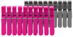 Velkea Set carlige de rufe 20 buc, gri-roz, Velkea (87556)