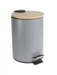 Jotta Cos de gunoi cu pedala 3L, gri, Scandic (50750) Cos de gunoi