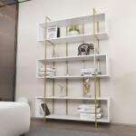 ASIR GROUP Biblioteca Hugi Lux cu 6 Rafturi, 120x180x30 cm (875ZNA4510) Biblioteca
