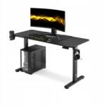 Diablo Chairs Elektromosan állítható magasságú íróasztal 140cm Diablo X-tensio Fekete (1709)