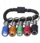  Fogantyú Hatszögletű Kulcstartó Hosszabbító 1/4 Karabinerrel Öv Kulcstartó (efvervhyjf475)