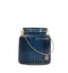 Homla Fig lampion medállal, sötétkék 10x11 cm Homla (242100)