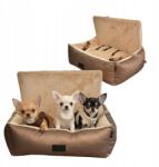 Amibelle Autós Gyerekülés Kutya Macska Szállító Küldés Autós Fekhely (Fotelik samochodowy dla psa Bella Brąz Xl)