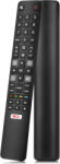 Loutoc Univerzális Távirányító TCL Smart TV-hez - Helyettesítő Távirányító TCL Android/Google TV Készülékekhez, 2 AAA Elemmel Működik (RC802N)