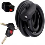 Kellys Hardcoil kerékpáros zsinórrögzítő, 180cm, LED-del, tartó (HARDCOIL)