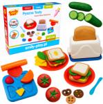 Happy Kiddo Gyurma Massza Műanyag Pirítós Reggeli Kreatív Játék Gyerekeknek (ASAP83962-1)