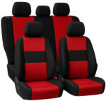  PEUGEOT 206 ComfortTex Prémium Univerzális Üléshuzat - Sport Red/Black (UV álló, AIRBAG SAFE, Egyedi felirattal kérhető) (VAUNICOMFORTTEXREDPEUGEOT206)