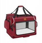  Tresko Kutya- és macskaszállító láda 92x63x63 cm Piros (THDB-035)