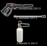  Komplett mosópisztoly habosító lándzsával