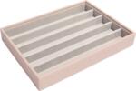 Stackers Casetă pentru bijuterii Stackers cu cinci compartimente classic catifea roz deschis (73776)