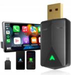 Slayo Vezeték nélküli CarPlay adapter - Gyors és stabil 5GHz WiFi kapcsolat (Adapter Android Auto Car Play DriveLink CF81)