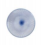 Homla Navia desszertes tányér sötétkék, barna szegéllyel 19 cm Homla (157775)