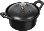 Staub Oală La Coquette 500 ml neagră de fontă (40501-020-0)
