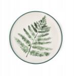 Homla Blyde porcelán tányér páfránylevéllel 20cm Homla (203304)