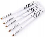 Isabellenails Zselés Ecset Készlet 5 Db-os Zebra Ecset 04 (btb)
