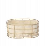 Homla Duncan kosár arany 25x20 cm Homla (202199)