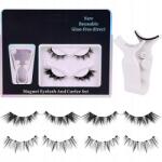  Z'lraqi Beauty Mágneses Szempillák Ragasztó Nélkül Természetes 3D C Ív 2 Pár VEGYES-1