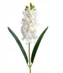 MartineX Gumi Jácint Dekoráció, művirág, 74cm, szilikon, húsvéti dekoráció (Hiacynt)