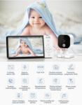 GHB Elektronikus bébiőr Ghb ABM700 - Kamera LCD monitor, előnézet és hang (652127)