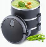 Lamart LT6023 uzsonnás termosz, 1, 8l, fekete, rozsdamentes acél (LT6023)