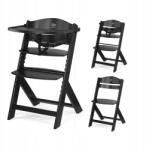 KinderKraft Fa etetőszék 2in1 párnával Enock Fekete (KHENOC0PBLK0000)