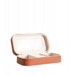  Rinas halszálka mintás ékszerdoboz barna nagy Homla (242048)