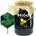 Malinowy Bartnik Mézharmat méz tűlevelű fákról, 1.2 kg, a Drawsko-tóvidékről 2025-ös gyűjtés (Malinowy Bartnik)