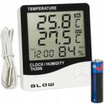 BLOW időjárás állomás, hőmérő, higrométer, óra, akkumulátor (50-352#)