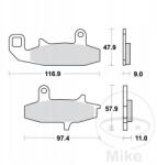 Lucas Trw MCB597 első fékbetét