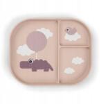 Done By Deer Osztott Tányér Foodie Happy Clouds Powder (1736501)