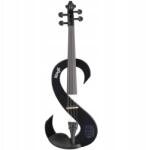 Stagg Evn 4/4 Bk, elektromos hegedű tokkal és fejhallgatóval, fekete (SEVN44BK)