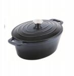 Carl Schmidt Sohn Öntöttvas sütőedény fedővel Xanten 36 x 22 cm fekete (CS-061920)