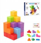 Xinbida Mágneses építőkészlet, 9 darabos, kreativitás fejlesztő, 3D-s szerkezetek építéséhez (CABT362)