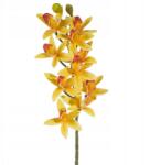 Eurofirany Sárga dekoratív orchidea virág 76 cm (43214213)