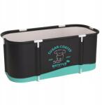  Aga Összecsukható hordozható kád 120x60x60 cm Fekete (DS2825)