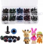  Kabalafigura Szemek, biztonságos játék, 100db, 8mm, műanyag (0267-01)