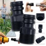  2 Szt Gwintowany Adapter Do Kranu Elementy Systemu Nawadniania Ogrodu (Adapter gwintowany do gwintu 2szt)