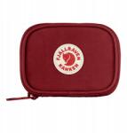 Fjällräven Kanken Card portfólió, bordó, poliészter, pamut, cipzáras, 11cm széles, vízálló (23780-326)