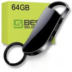 Bestselection Kém diktafon Mini lehallgató hangérzékelés kis felvevő kulcstartó (dyktafon szpiegowski podsłuch rejestrator USB)