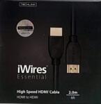 Tech+Link Műszaki adatok Hdmi kábel Techlink Epp 103202 2m Fekete (103202)