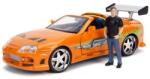 Jada Toys Set cu figurină Jada Toys Fast & Furious - 1995 Toyota Supra, 1: 24 (9330738314R00) Figurina