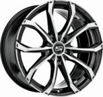 MSW Jante aliaj MSW MATT BLACK FULL POLISHED 8X18 5X112 CB: 66.46 ET: 28 - anvelopemag