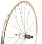 VeloGo Kerék 28" 622 Hátsó DF. kazettás 8/9/10 ezüst ipari csapágy szegecselt