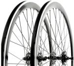 VeloGo Kerék fixi első+hátsó df. abr. alu agy fekete 40mm ipari csapágy